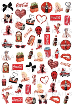 Слайдер-дизайн Crazy Shine Nails mini: Кола 4607790911378