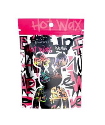 FreiAVIVER Воск для депиляции бровей и лица Hot Wax "Bears" розовый, 100гр 4673754950813