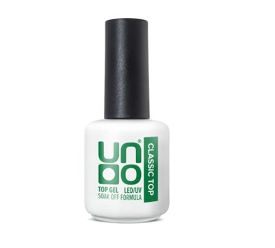 UNO, Верхнее покрытие для гель-лака Classic Top с липким слоем, 15мл 4660199150243