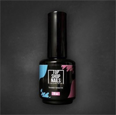 Жесткая прозрачная база UB TopShopNails, 15мл 2000000084923