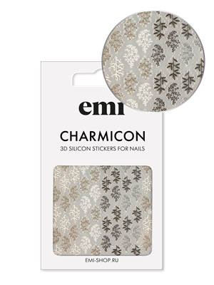E.Mi Charmicon 3D Silicone Stickers №225 Природный паттерн 4630109515219