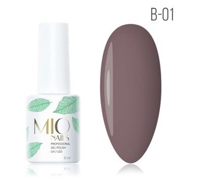 Гель-лак Mio B-01 Теплый кашемир, 8 мл 4603741475616
