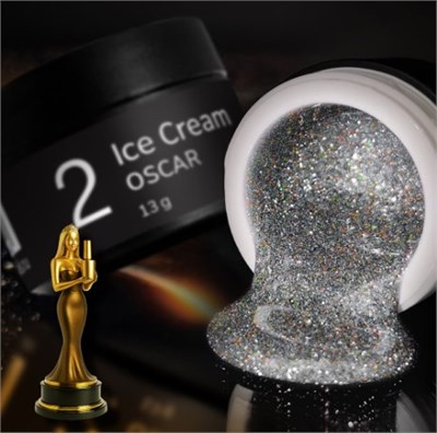 Гель для моделирования ногтей. Ice Cream Gel Oscar # 02, 13 г 4673761760948