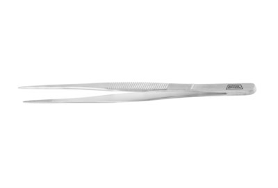 NN_T-07 Nippon Nippers. Пинцет для кожи. Острый край с насечкой. Узкий. Длина 125 мм. 4640043661477