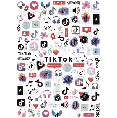 Слайдер-дизайн Crazy Shine Nails: Tik Tok 4607790920691