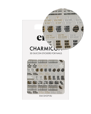 SALE E.Mi Charmicon 3D Silicone Stickers №240 Красота в деталях 4610214491967