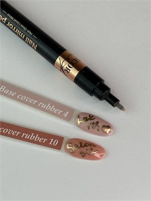 Маркер Nail mirror pen, бронза 2000000030777