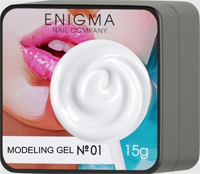 Гель для наращивания ENIGMANIC Modeling gel 01 15g 7683390040172