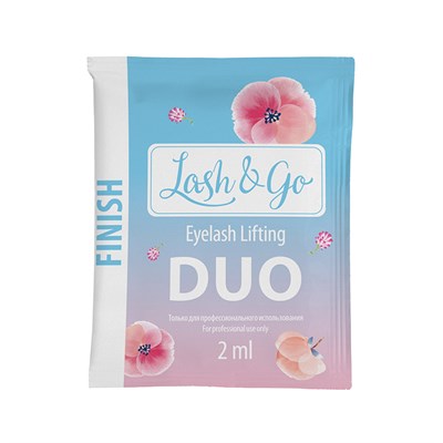 Состав для ламинирования Lash&Go DUO Finish в саше (2 мл) ГОДЕН ДО 05.2027 4620079946717