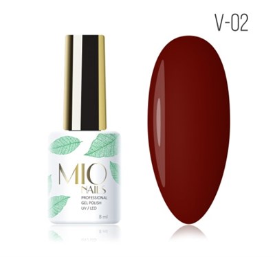 Mio Гель-лак V-02. Спелая черешня, 8 мл 4603741477429