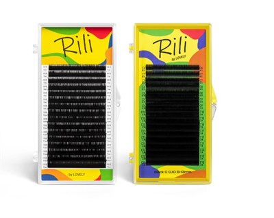 Ресницы чёрные Rili - 16 линий - MIX (D 0.10 5-20мм) 8933720127431-1