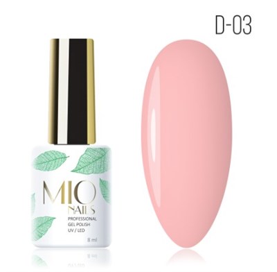 Mio Гель-лак. D-03. Сладкая вата, 8 мл 4603741475999