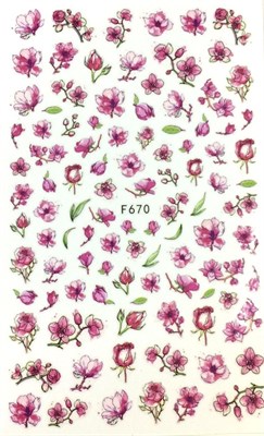 Стикеры Flowers в ассортименте 2039516218638