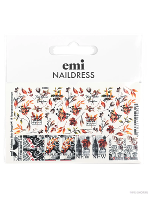 SALE E.Mi Naildress Slider Design №119 Природные композиции 4610214492308