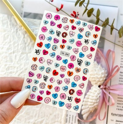LAQUE Наклейки на водной основе #М-26 COLOR 2000000021355