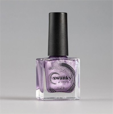 SALE Лак для стемпинга Swanky Stamping Metallic 01, сиреневый, 10 мл.9 4603745691371