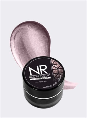 Nail Republic Гель-краска Mirror Pink Silver, Зеркальное розовое серебро (5 гр) 4603744444794