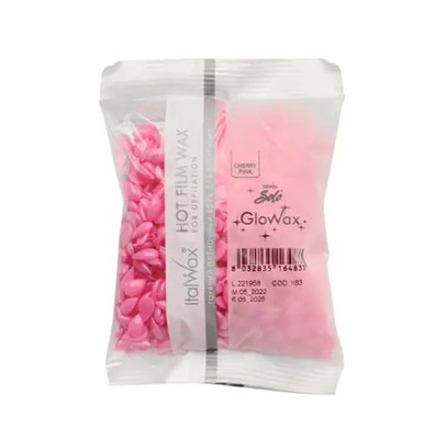 Воск горячий (пленочный) ITALWAX SOLO GLOWAX Вишня гранулы 100гр NEW 8032835164833