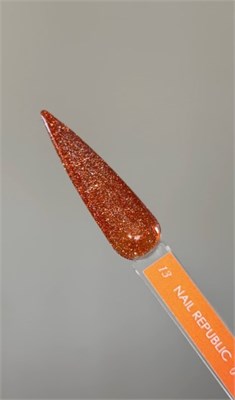 Nail Republic Flash 13 гель-лак светоотражающий, Янтарный (10 мл) 1121169