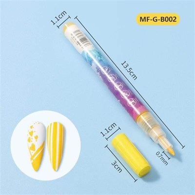 Акриловый маркер Acrylic Paint Pen 0,7 мм (желтый) 2000000015552