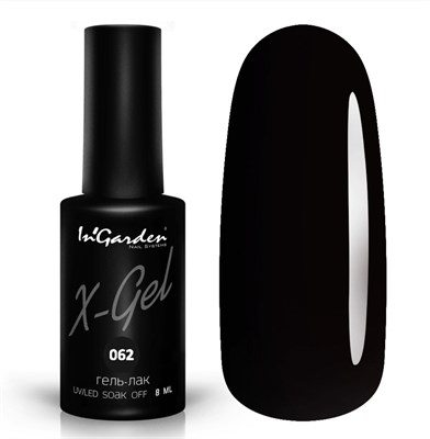 InGarden Гель-лак X-Gel N° 62, 8 мл 46215604