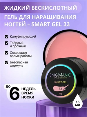 Жидкий бескислотный гель ENIGMANIC SMART gel 33 15 мл. 2000000092157