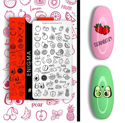 Пластина для стемпинга ENIGMANIC Stamping №015 2777000005127
