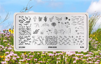 -30% Пластина для стемпинга Go! Stamp 204 Spring Begins 2546131604932