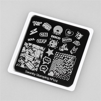-30% Пластина Swanky Stamping 124 маленькая 6*6 4603745697694