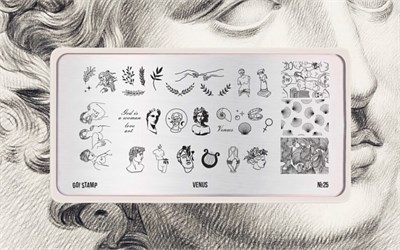 -30% Пластина для стемпинга Go Stamp 25 Venus 2546131415897