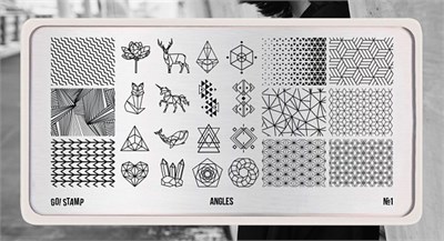-30% Пластина для стемпинга Go Stamp 01 Angles 2546131600019