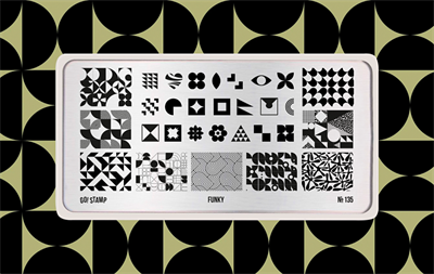 -30% Пластина для стемпинга Go! Stamp 135 Funky 2546131603843