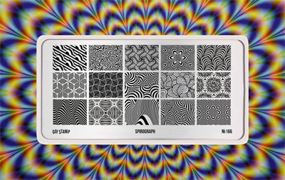 -30% Пластина для стемпинга Go! Stamp 166 Spirograph 2546131604550