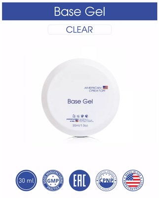 American Creator Базовое покрытие Base gel 30мл 102121500015
