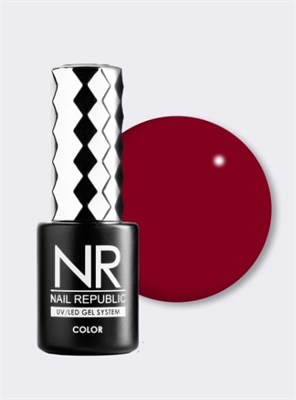 Nail Republic-171 Passion гель-лак, Бургундия 10 мл (ЧЗ) 4630352403356