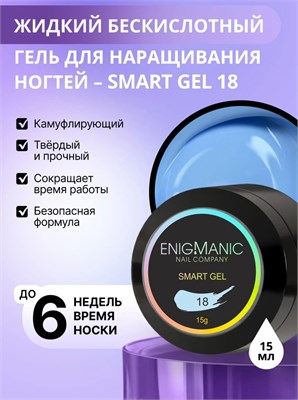 Жидкий бескислотный гель ENIGMANIC SMART gel 18 15 мл (ЧЗ) 2777000006285