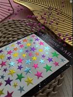 Слайдер-дизайн Crazy Shine Nails mini foil: STARS 4607790930010