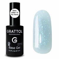 Grattol Rubber Base Glitter 15 4631155477971