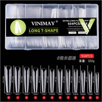 Гелевые типсы Vinimay Экстра длина 504 шт Балерина 2000000053646