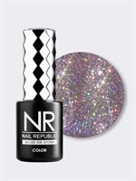 Nail Republic-415 Rose garden гель-лак, Мерцающий темно-розовый 10 мл 1119823