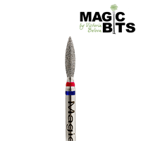 Алмазное пламя 2.3мм ОСТРЫЙ кончик (Натуральный алмаз) (Средне-мягкая) НАПл СМ23