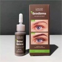 Хна для бровей BrowXenna® Шатен #106 Пыльный коричневый, флакон, 10 мл 4680043256723