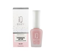 IQ BEAUTY Средство для ногтей/ Укрепитель с коллоидным золотом Gold Hardener/ Blush, 12.5 мл 4610210591838