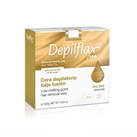 Depilflax Воск Горячий пленочный 5AB, в брикетах, Золотой 500 гр 8421421901424