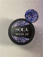 Гель с блестками MOON 10 SOLAlove, 5мл 2000000364636