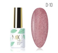 Mio Гель-лак D-10. Мерцающий кварц, 8 мл 4603766184210