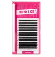 Ресницы черные OH! MY LASH в пучках YY-U - 12 линий - MIX (C 0.07 8-15мм) 6983727405126