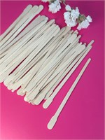 Деревянные мини шпатели wood stick 100 шт, размер 88*5 mm 2000000041421