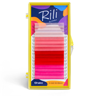 Ресницы цветные Rili Shake Coral - 16 линий - MIX (C 0.10 7-10мм) 8933720140522