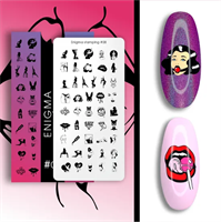 Пластина для стемпинга Enigmanic Stamping №08 2777000004779
